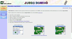 Desktop Screenshot of juegodomino.com